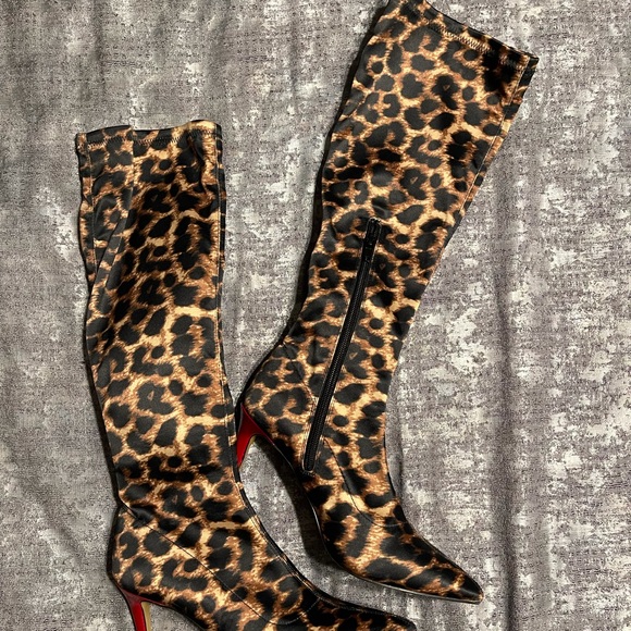 Cheetah Print Betsey Johnson Knee High 